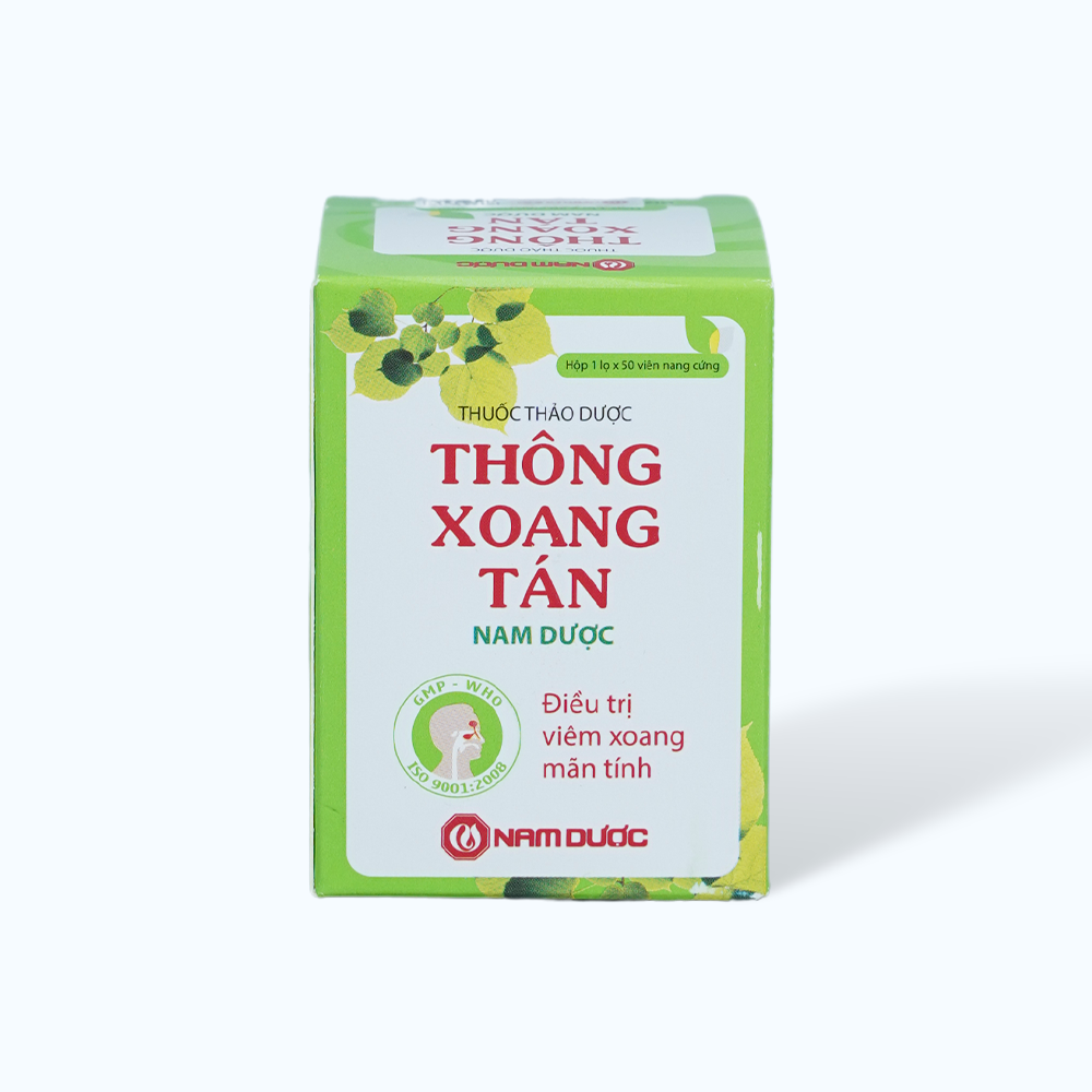 Thuốc Thông Xoang Tán Nam Dược điều trị viêm xoang mãn tính (50 viên)
