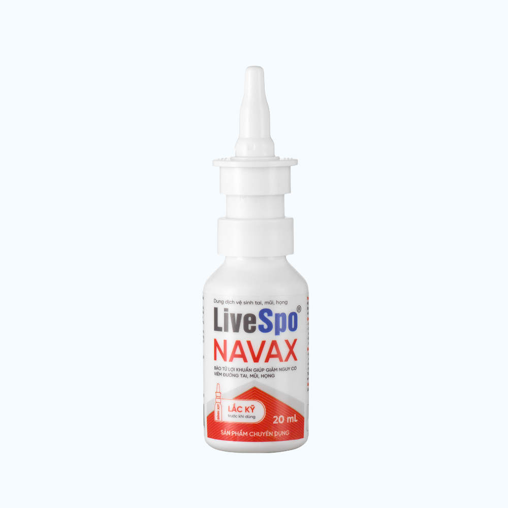 LiveSpo Navax Dung Dịch Vệ Sinh Tai Mũi Họng Chai 20ml