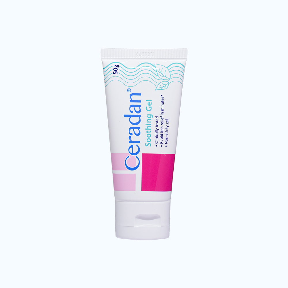 Gel Ceradan Soothing làm dịu vùng da ngứa, mẩn đỏ tuýp 50g