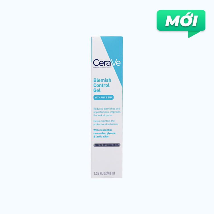 Sửa rửa mặt giảm mụn Cerave Blemish Control làm sạch dịu nhẹ 40ml