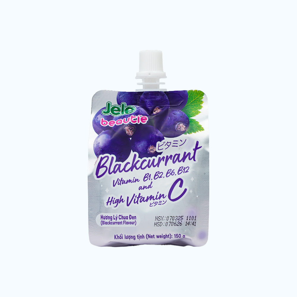 Nước thạch trái cây JELE vị blackcurrant (150ml)