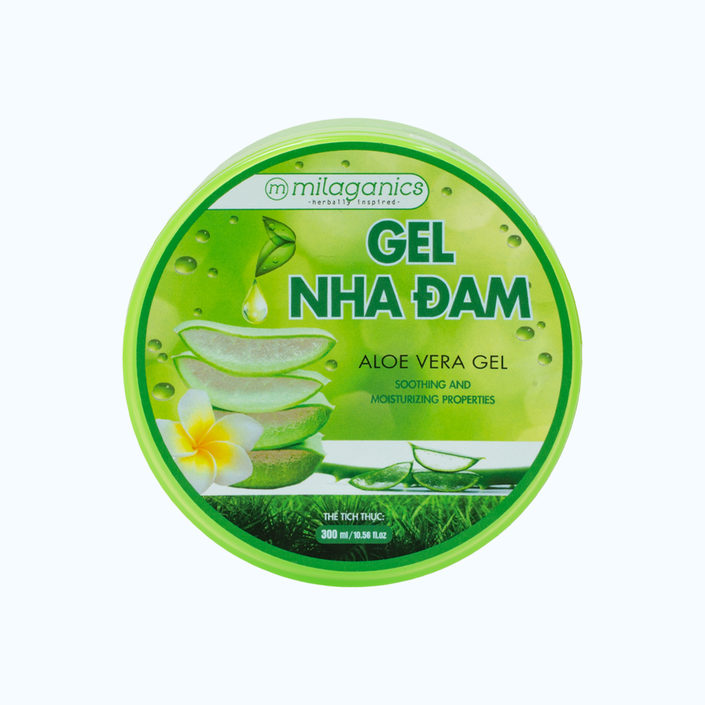 Gel Nha Đam Milaganics Dưỡng Ẩm & Làm Mềm Da 250g