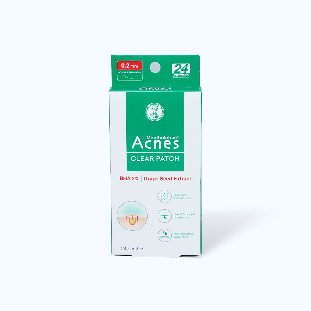 Miếng Dán Mụn Acnes Clear Patch 24 Miếng
