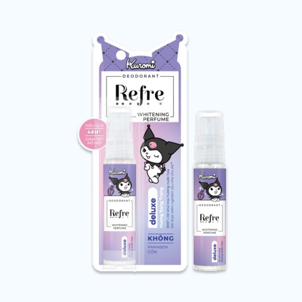 Xịt Khử Mùi Refre Whitening Perfume Hương Sang Trọng 30ml