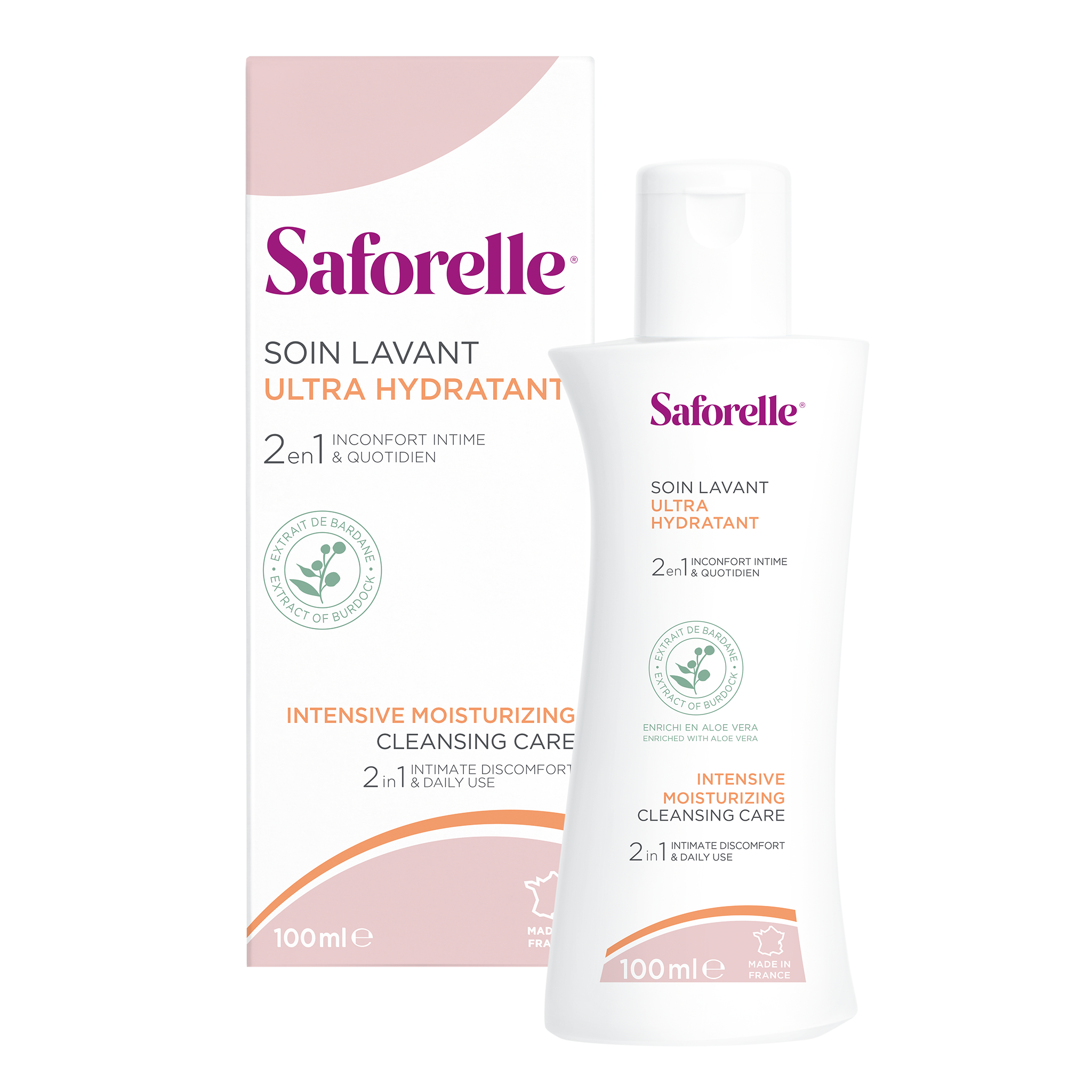 Dung Dịch Vệ Sinh Phụ Nữ Saforelle Soin Lavant Ultra Hydratant 100ml