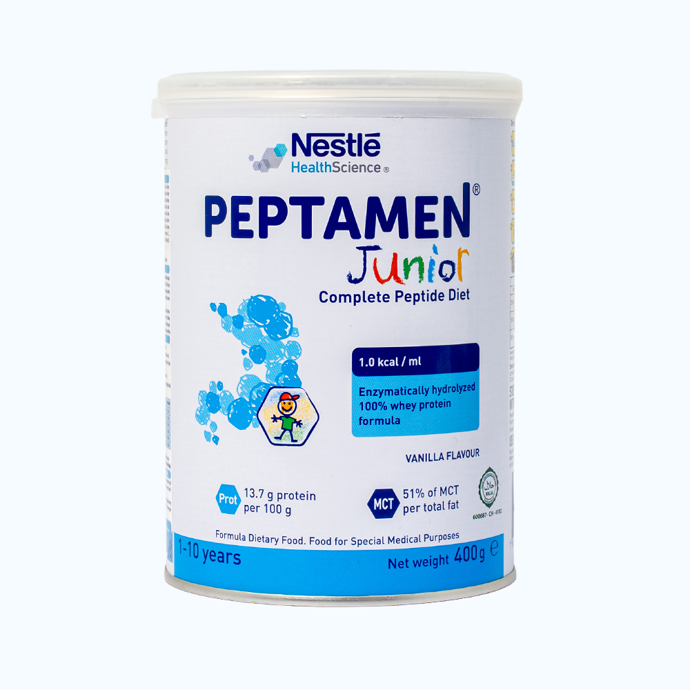 Sữa Nestlé Peptamen Junior bổ sung dinh dưỡng cho trẻ từ 1-10 tuổi (400g)