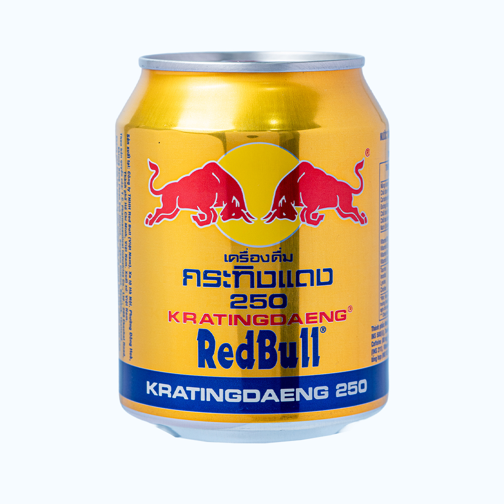 Nước tăng lực RED BULL 250ml bổ sung năng lượng, khoáng chất