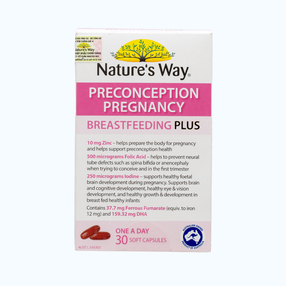 Thực phẩm bảo vệ sức khoẻ Nature's Way PreConception Pregnancy ...
