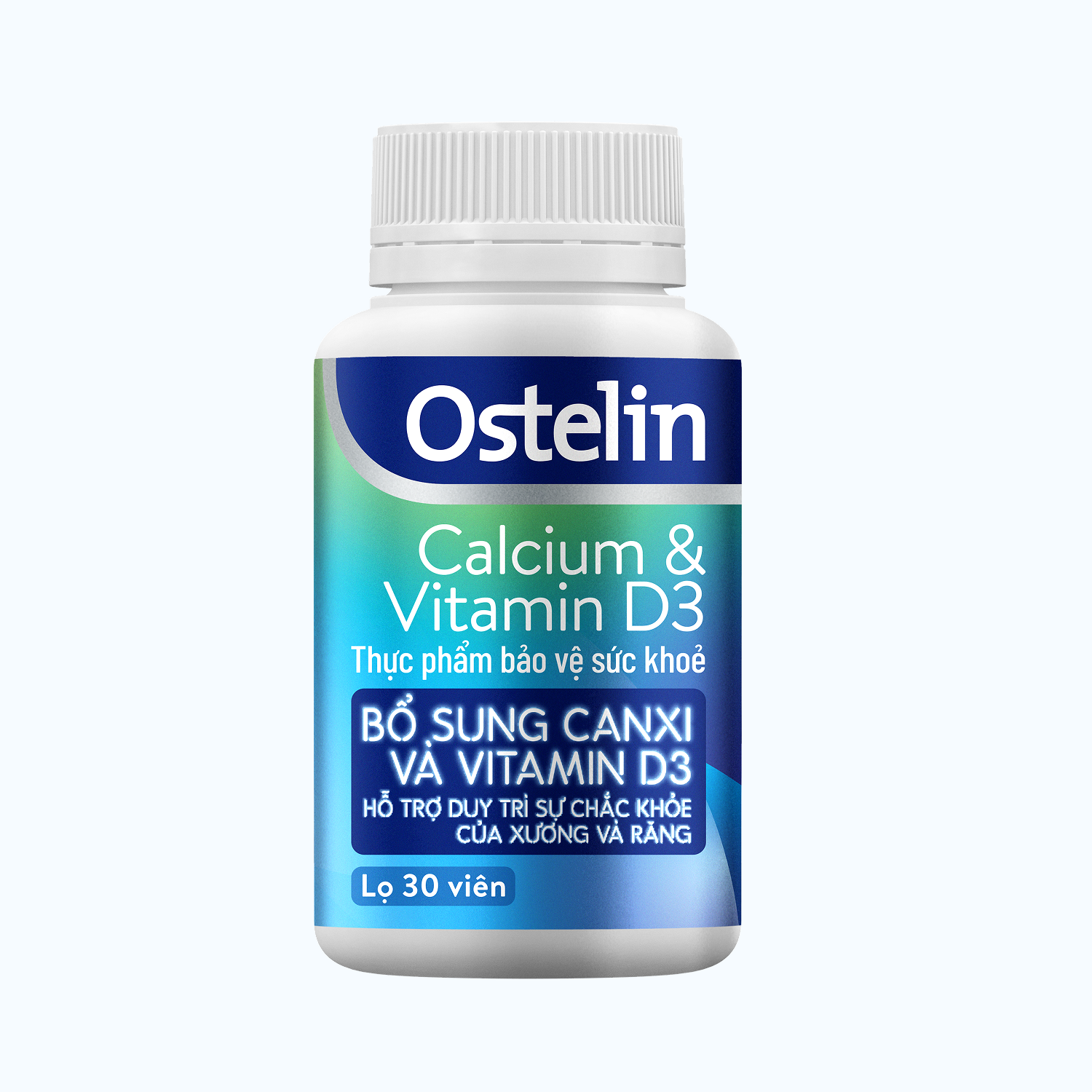 Viên uống Ostelin Calcium & Vitamin D3 ngăn ngừa loãng xương (Hộp 30 viên)