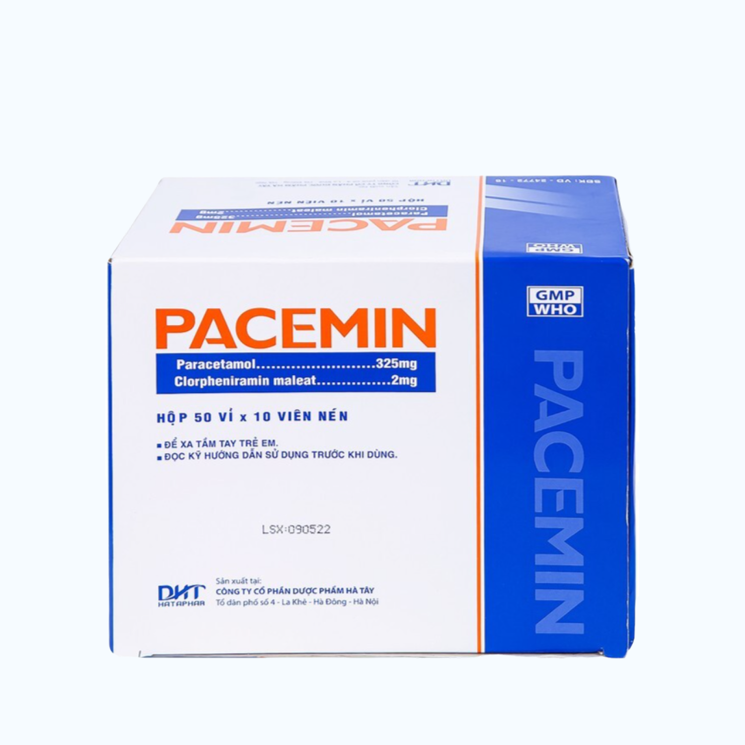 Thuốc Pacemin điều trị triệu chứng đau đầu, sổ mũi, hắt hơi, giảm đau nhẹ