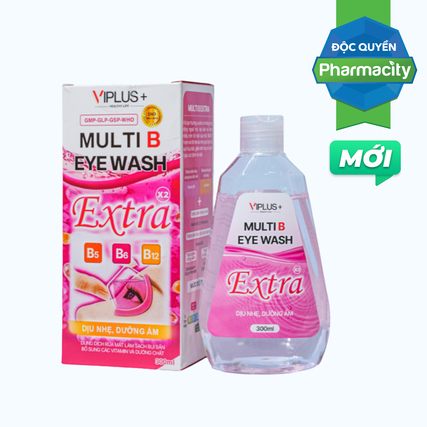 Nước Rửa Mắt Viplus+ Multi B Eye Wash Extra 300ml