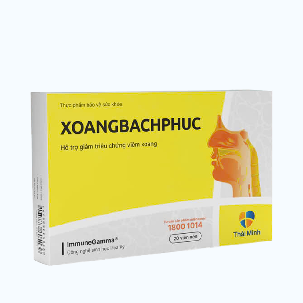 Viên uống Xoang Bách Phục (hộp 20 viên) hỗ trợ điều trị viêm xoang