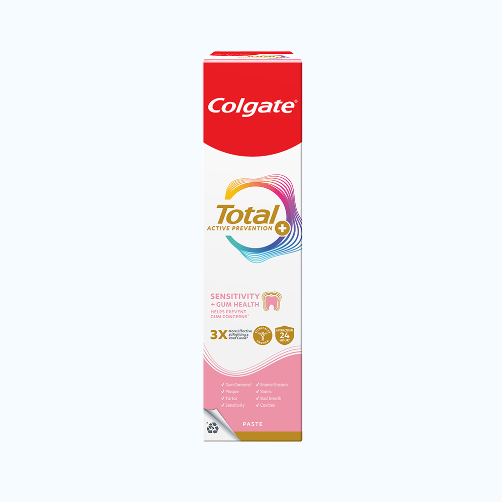 Kem Đánh Răng Colgate Total Sensitivity + Gum Health Ngăn Ngừa Răng Ê Buốt 150g