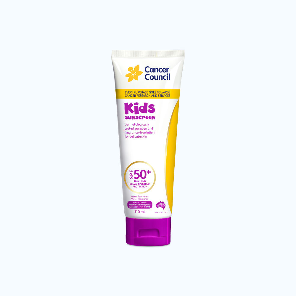 Kem chống nắng trẻ em Cancer Council Không chứa Paraben (110ml)