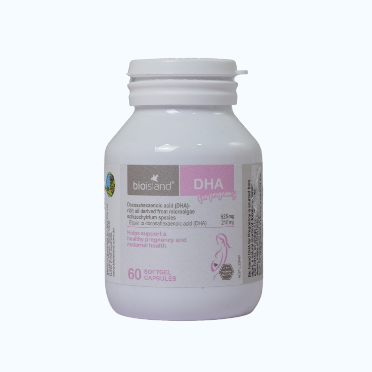 Viên uống Bioisland DHA For Pregnancy hỗ trợ thai kỳ (60 viên)