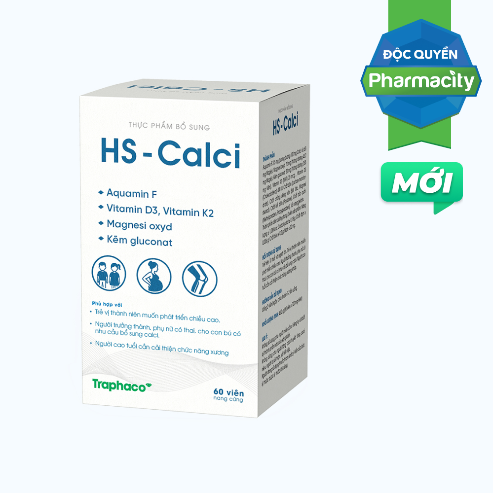 Thực phẩm bổ sung HS - Calci Bổ Sung Calci