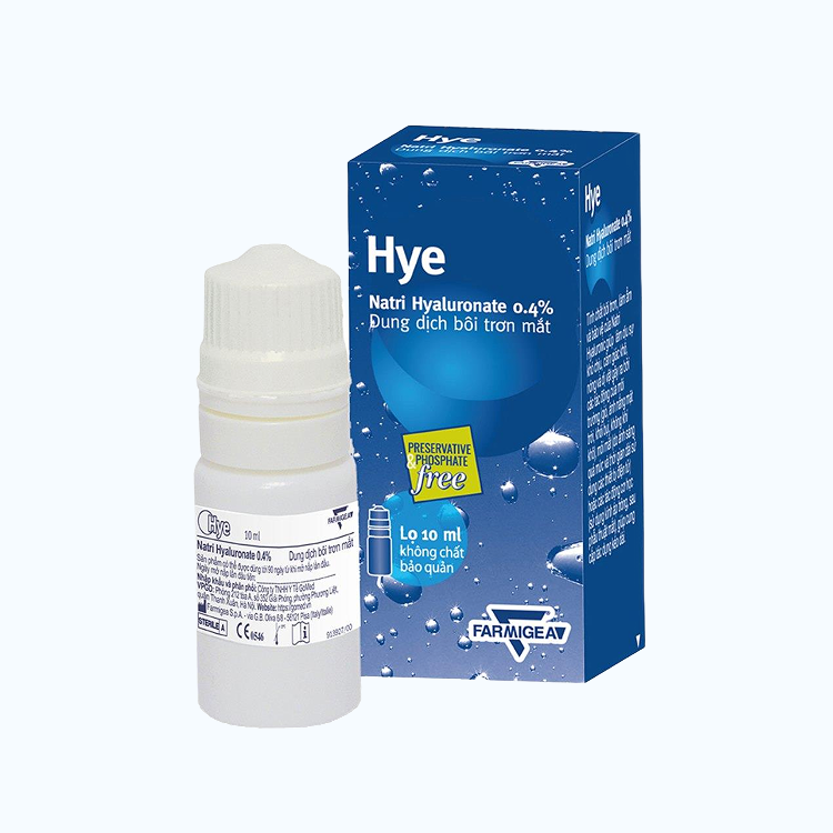 Thuốc nhỏ mắt Hye 0.4 % Farmigea giảm khô và mỏi mắt (Chai 10ml)