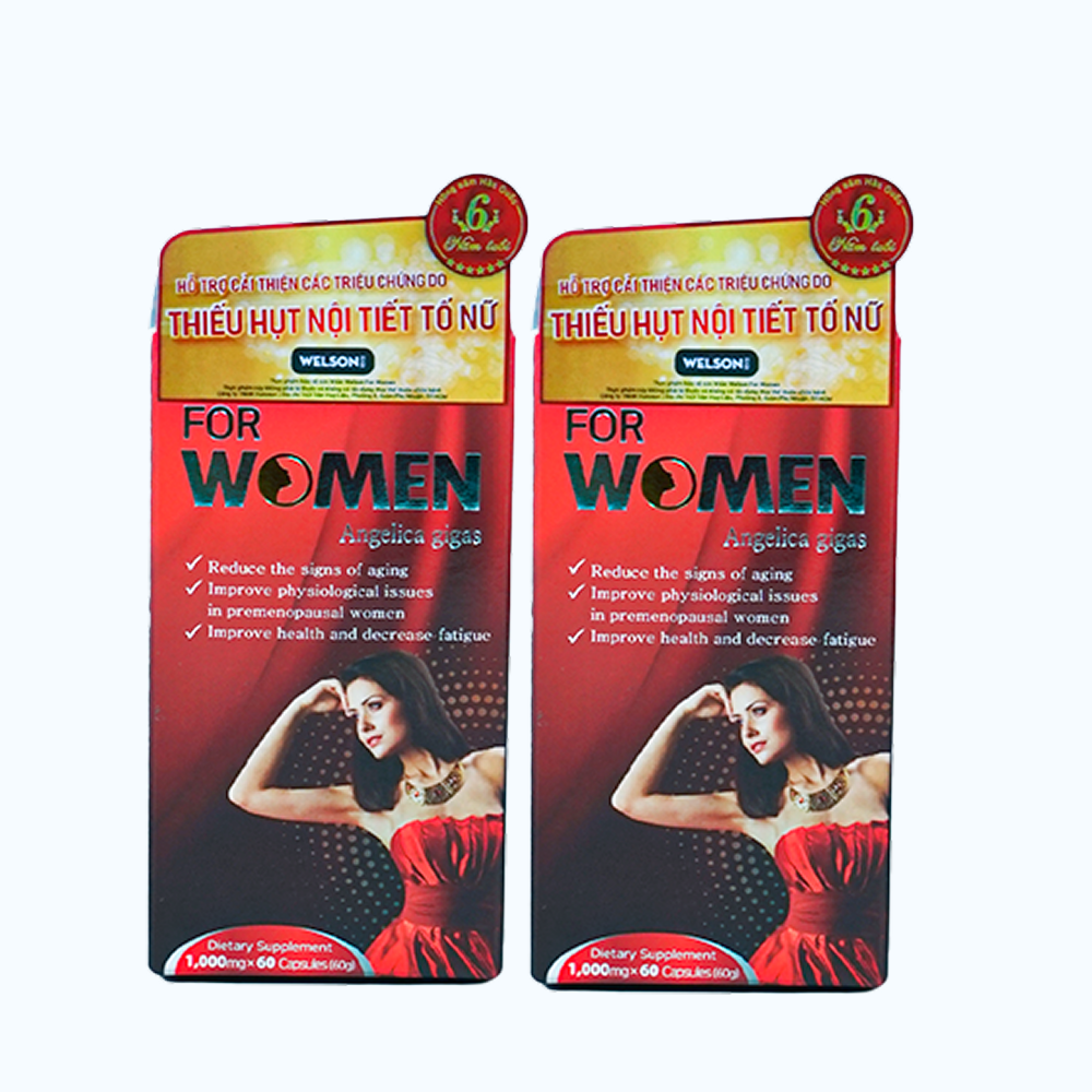 Combo 2 Viên uống Welson For Women hỗ trợ tăng cường sinh lý nữ (Lọ 60 viên)