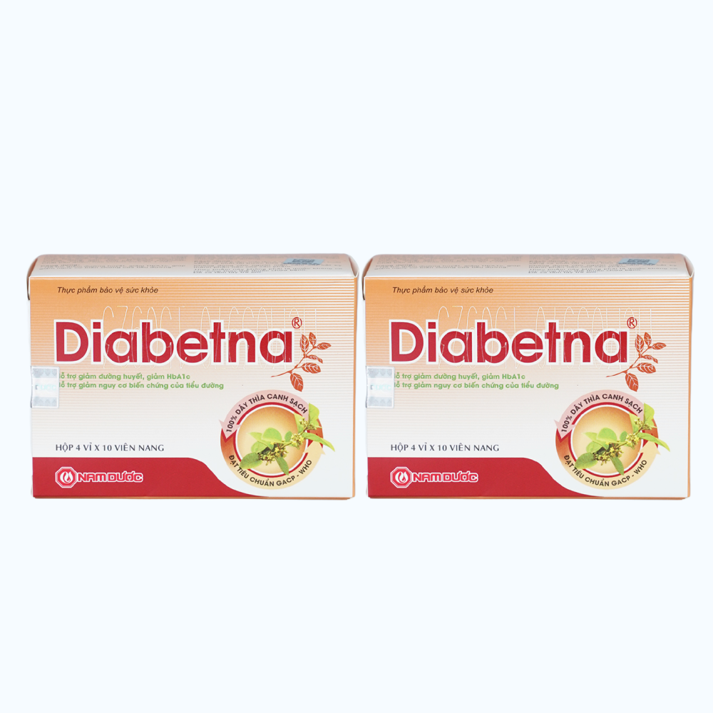 Combo 2 Viên uống Nam Dược Diabetna hỗ trợ giảm đường huyết (Hộp 40 viên) 2