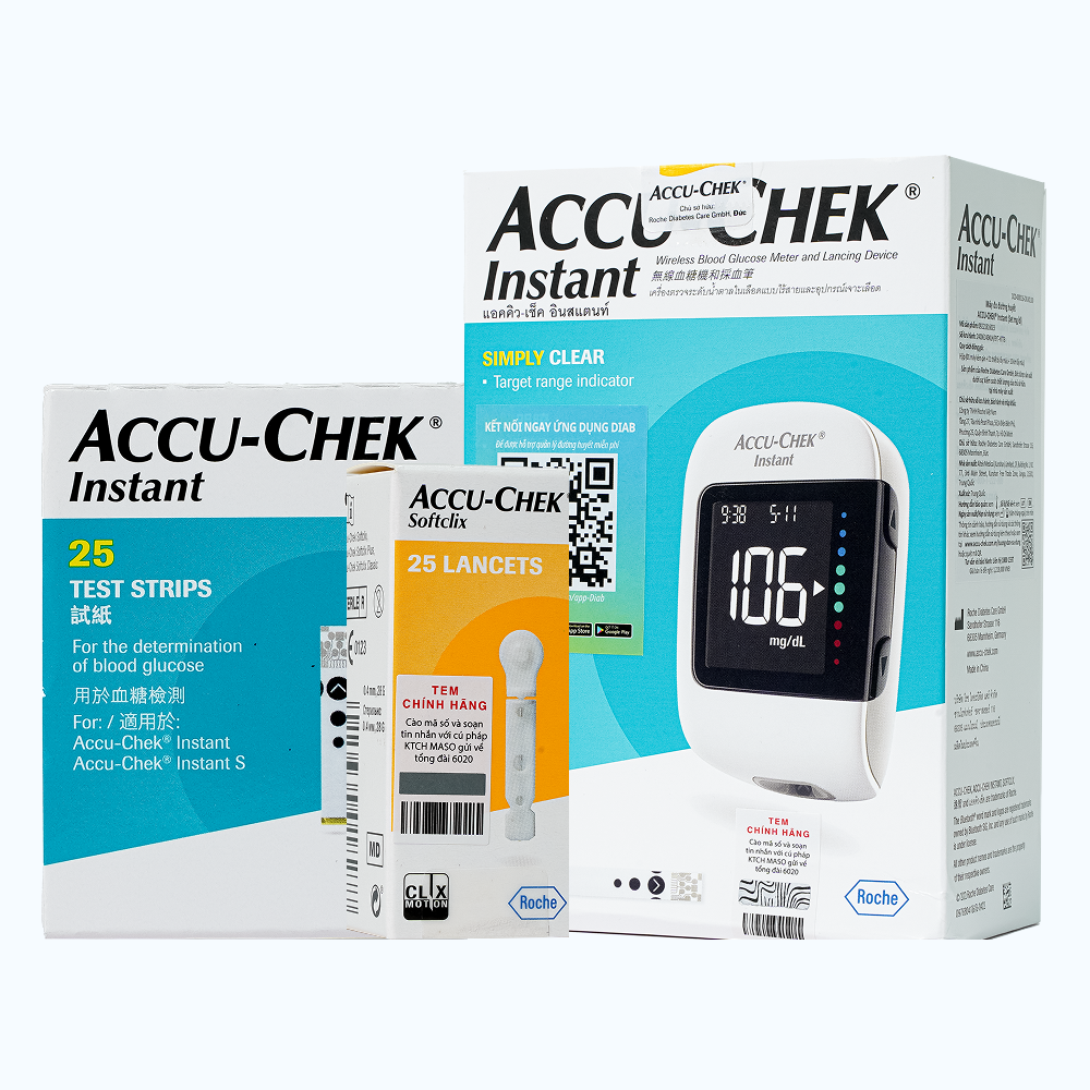 Combo đo đường huyết Accu-chek