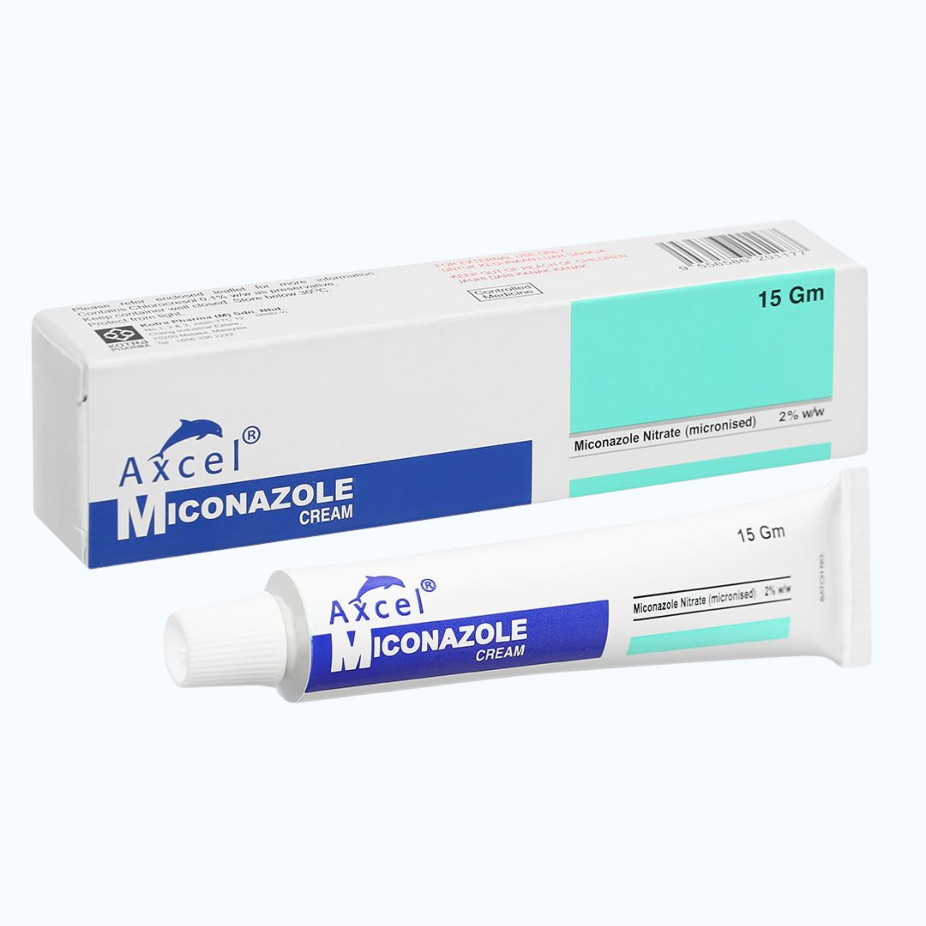 Axcel Miconazole Cream 2% điều trị nhiễm nấm ngoài da tuýp 15g