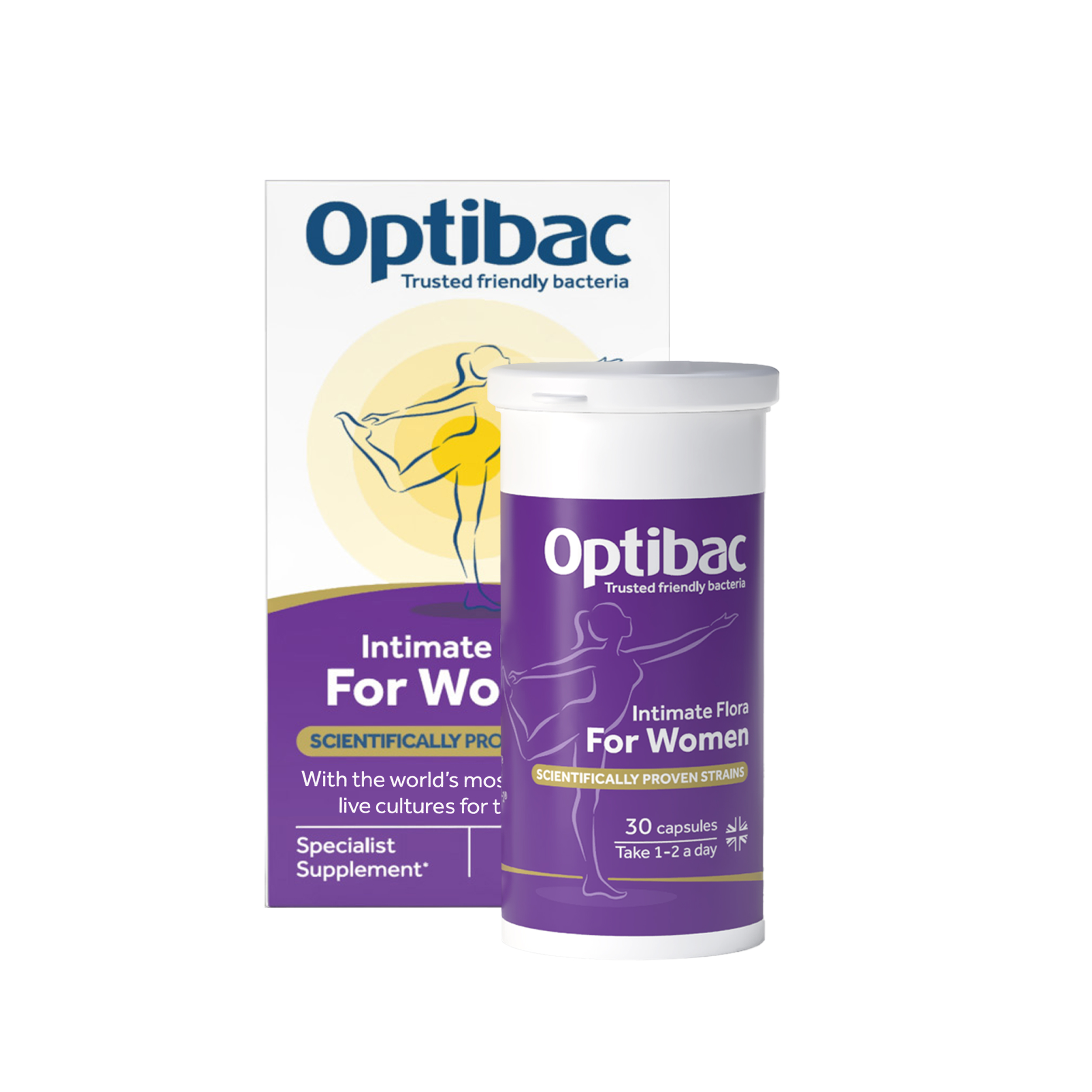 Optibac For Women bổ sung lợi khuẩn cho nữ giới, ngừa viêm âm đạo (30 viên)