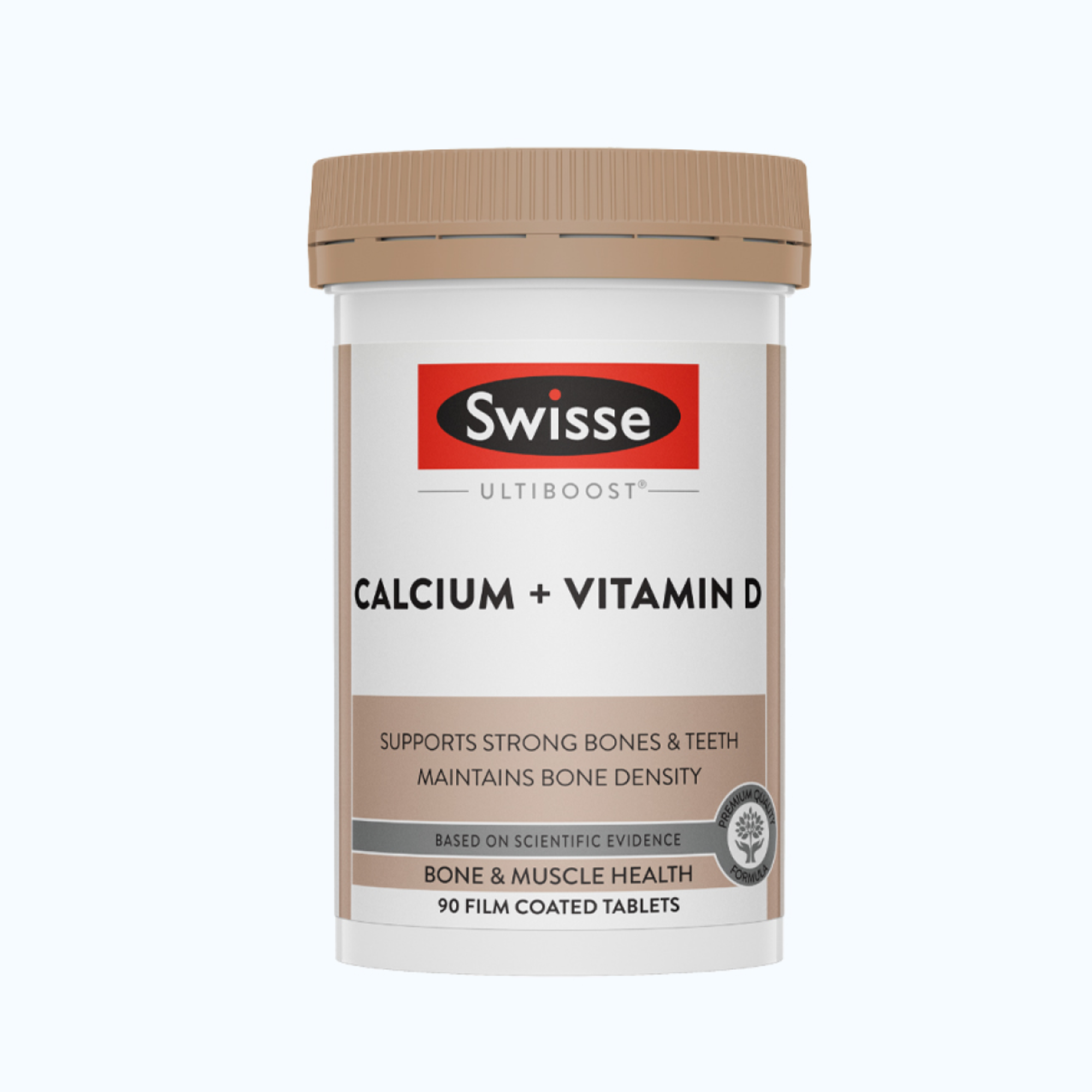 Viên uống Swisse Ultiboost Calcium + Vitamin D hỗ trợ xương (90 viên)