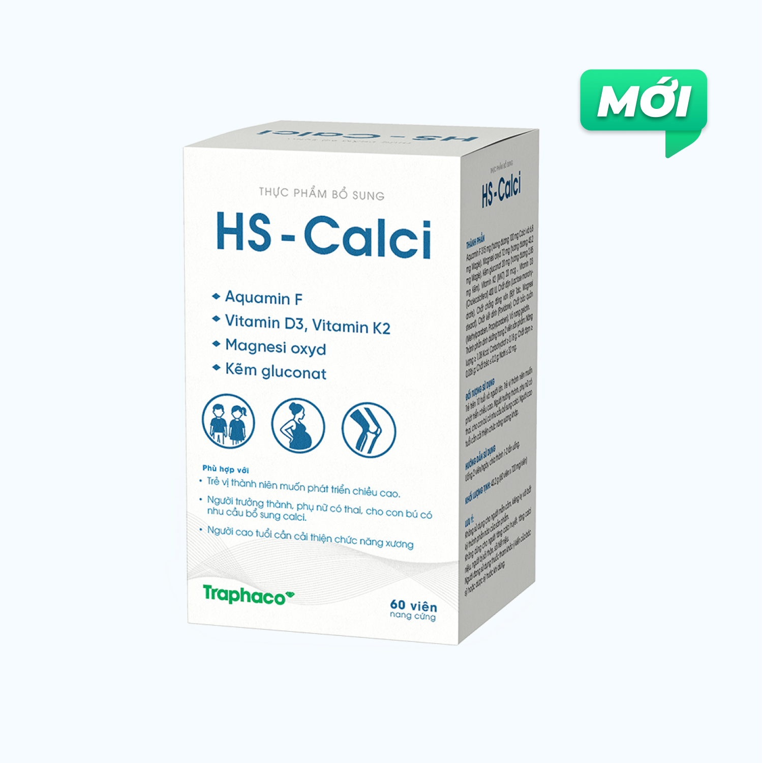 Thực phẩm bổ sung HS - Calci Bổ Sung Calci