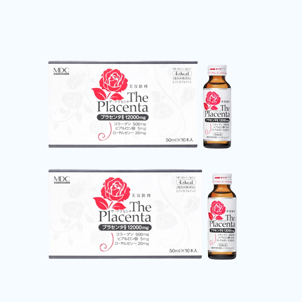 Combo 2 Thực phẩm bảo vệ sức khỏe Metabolic The Placenta Drink (Hộp 10 chai x 50ml)