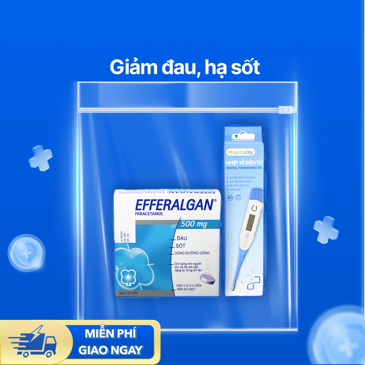 Combo giảm đau, hạ sốt
