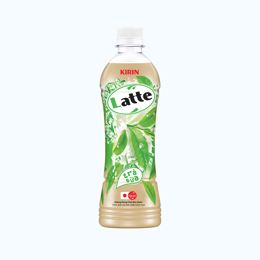 Kirin Latte trà sữa vị sữa dịu nhẹ, ngon hơn khi uống lạnh chai 345ml