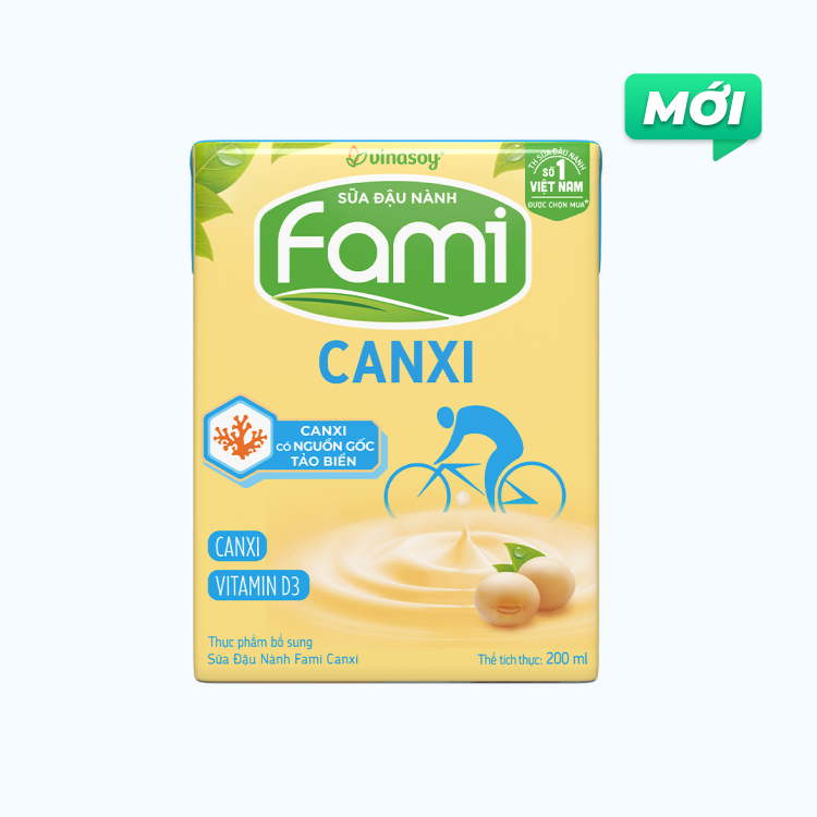 Sữa đậu nành Fami canxi (200ml)