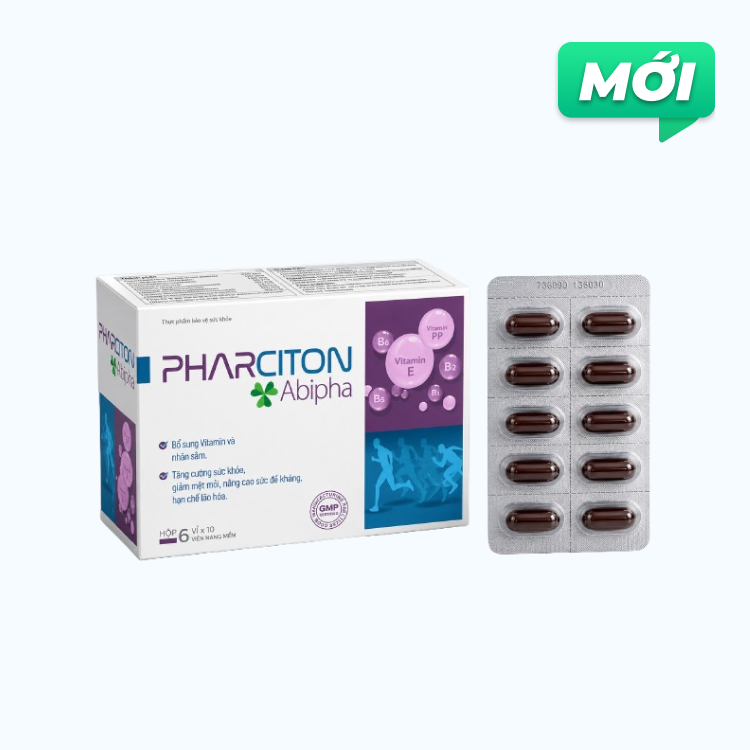 TPBVSK Abipha Pharciton (Hộp x 6 Vỉ x 10 Viên)