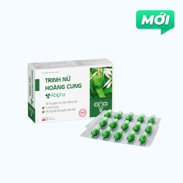 TPBVSK Abipha Trinh Nữ Hoàng Cung (Hộp x 1 Túi x 3 Vỉ x 10 Viên)