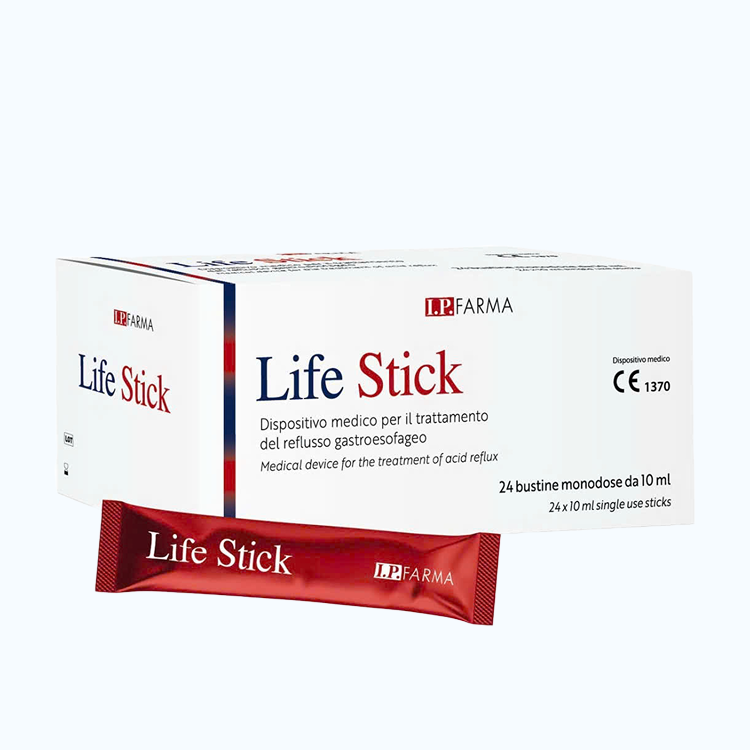 LIFE STICK Gel Uống Giảm Trào Ngược Dạ Dày – Thực Quản (Hộp 24 Gói)