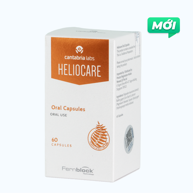 Thực phẩm bảo vệ sức khỏe Heliocare oral capsule 60 viên