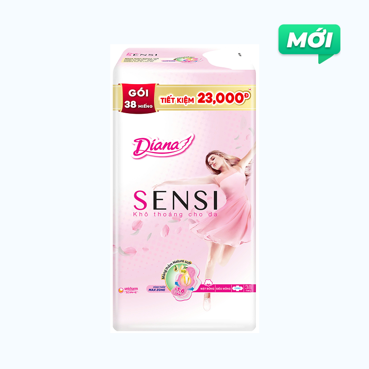 Băng vệ sinh Diana Sensi SMC (38 miếng)