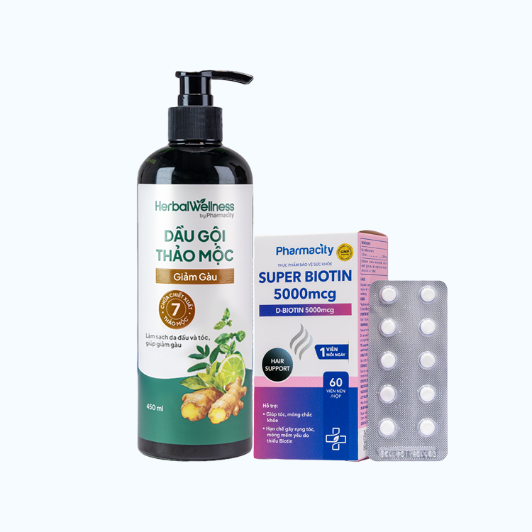 Combo Dưỡng tóc - Giảm gàu