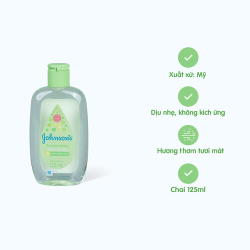 Nước hoa em bé hương ngày hè Johnson Baby (125ml)