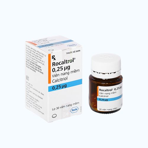 Viên nang Rocaltrol 0.25 mcg điều trị loãng xương (hộp 30 viên)