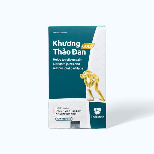 Viên uống Khương Thảo Đan Gold hỗ trợ giảm đau và phục hồi sụn khớp (Hộp 120 viên)