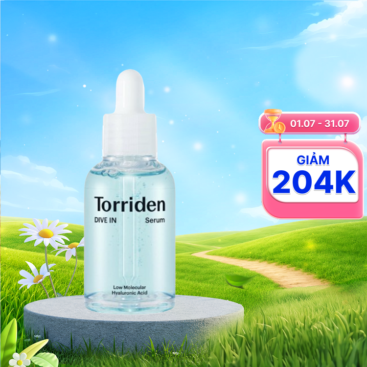 Serum Torriden DIVE IN dưỡng da giúp dưỡng ẩm và làm dịu da 50ml
