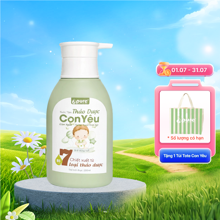 Nước tắm thảo dược Con Yêu (250ml)