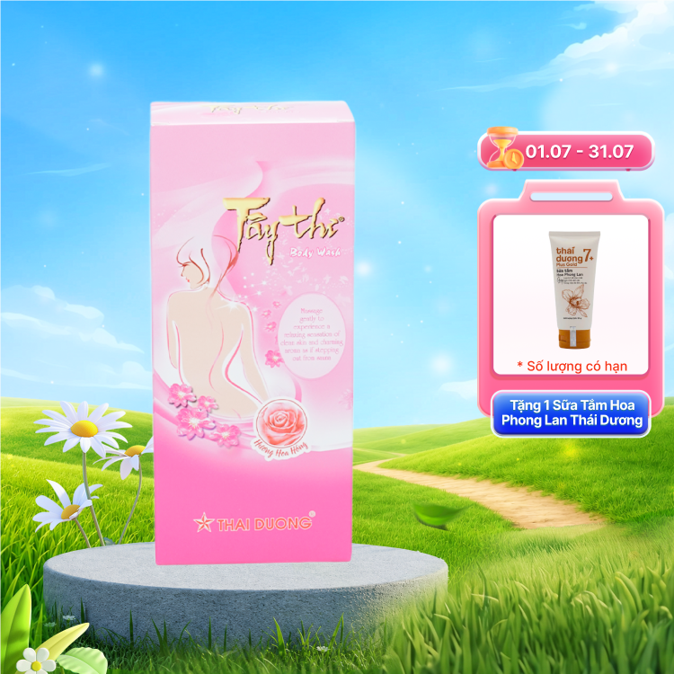 Sữa tắm Tây Thi hỗ trợ giảm mụn lưng, viêm lỗ chân lông (200ml)