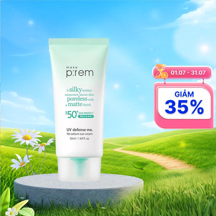 Kem chống nắng Make P:rem kiềm dầu, bảo vệ da (50ml)