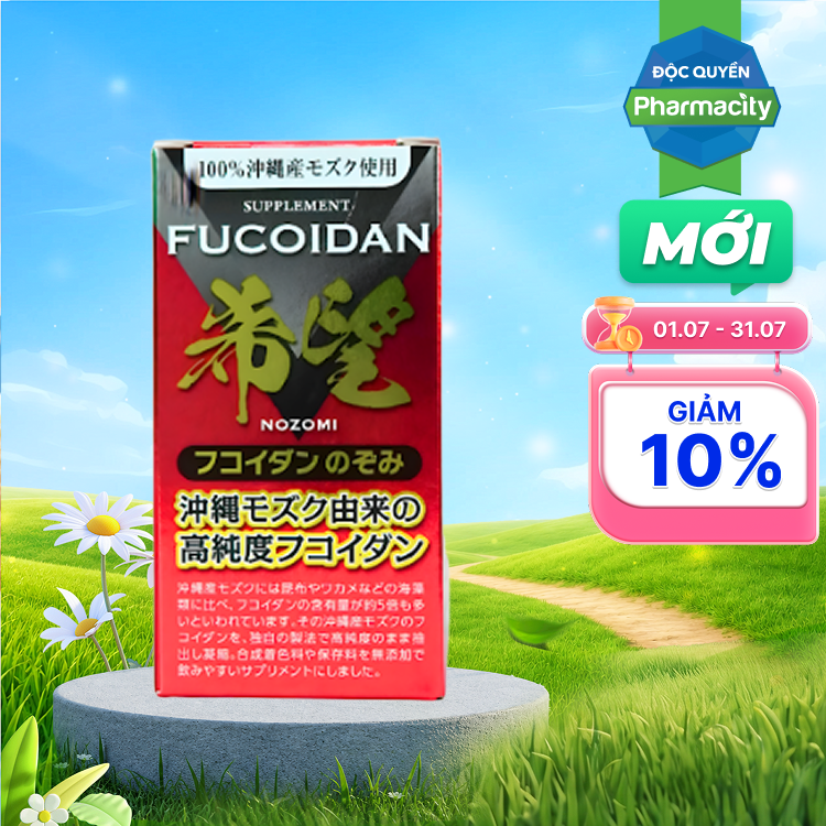 Thuốc tảo Mozuku Fucoidan NOZOMI tăng cường miễn dịch, đề kháng