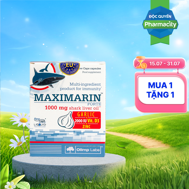 OLIMP LABS Maximarine Forte Giúp Tăng Sức Đề Kháng Hộp 60v