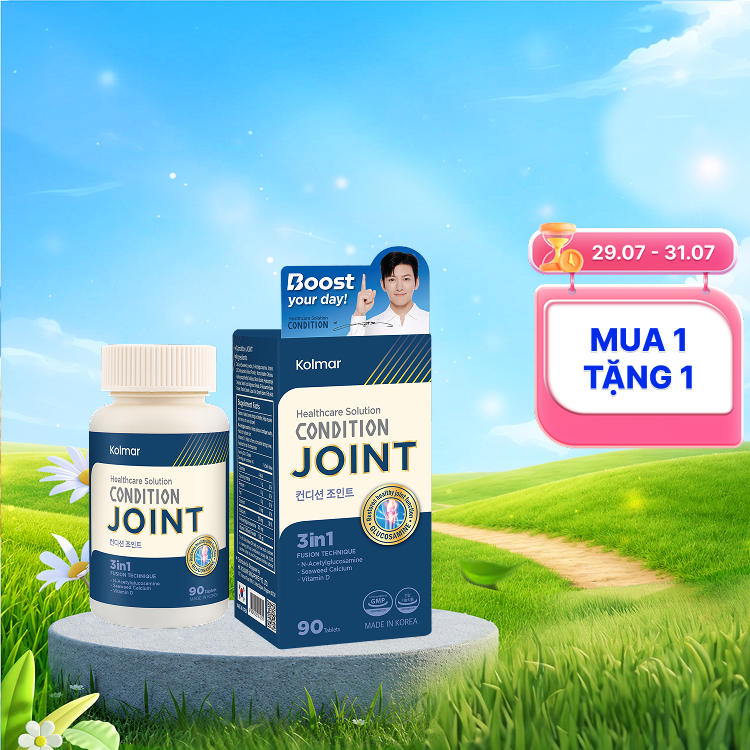 Thực phẩm bảo vệ sức khỏe Condition Joint (hộp 90 viên) cải thiện chức năng khớp