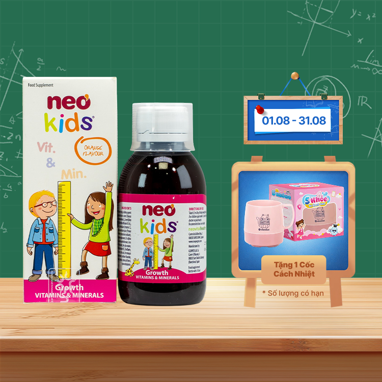 NEO KIDS® OMEGA 3DHA Bổ Sung Omega Cho Trẻ (Chai 150ml)