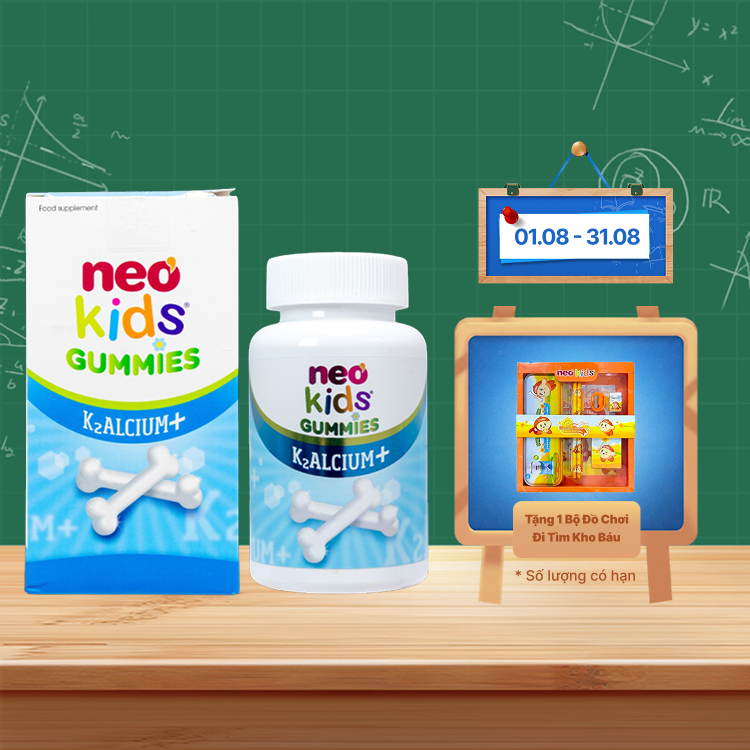Thực phẩm bảo vệ sức khoẻ NEO KIDS® GUMMIES K2ALCIUM+